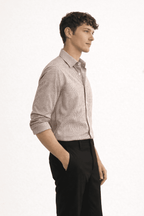 SandCheck Formal Shirt – Classic Checked Office Wear - KakahuSandCheck Formal Shirt – Classic Checked Office WearKakahuKakahu