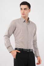 SandCheck Formal Shirt – Classic Checked Office Wear - KakahuSandCheck Formal Shirt – Classic Checked Office WearKakahuKakahu