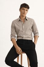 SandCheck Formal Shirt – Classic Checked Office Wear - KakahuSandCheck Formal Shirt – Classic Checked Office WearKakahuKakahu