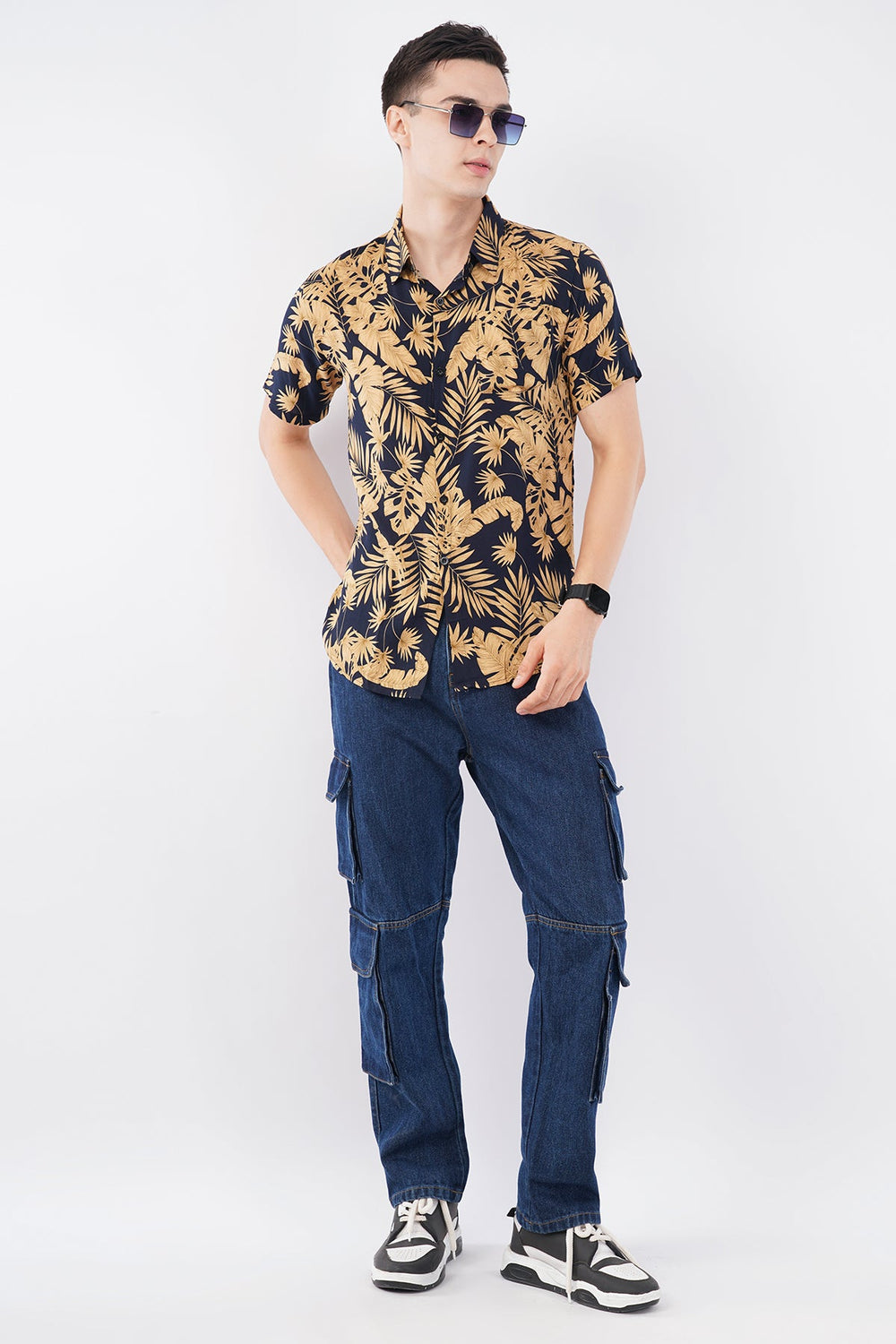 Sapphire Plaid Tailored Shirt – Premium Printed Formal Wear - KakahuSapphire Plaid Tailored Shirt – Premium Printed Formal WearKakahuKakahu