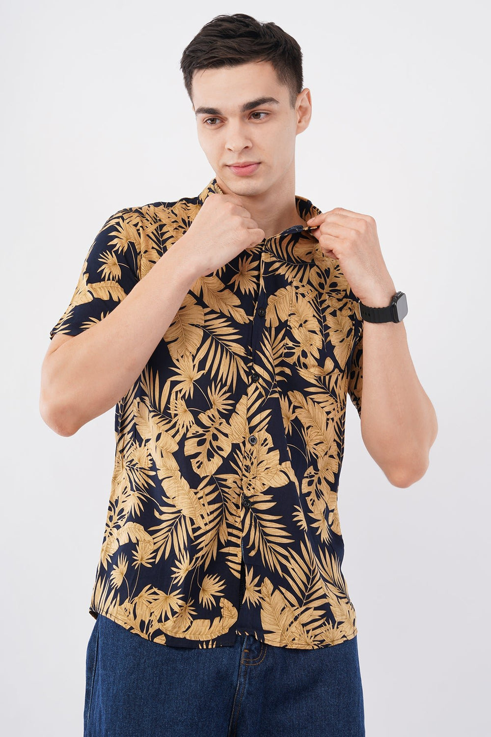 Sapphire Plaid Tailored Shirt – Premium Printed Formal Wear - KakahuSapphire Plaid Tailored Shirt – Premium Printed Formal WearKakahuKakahu