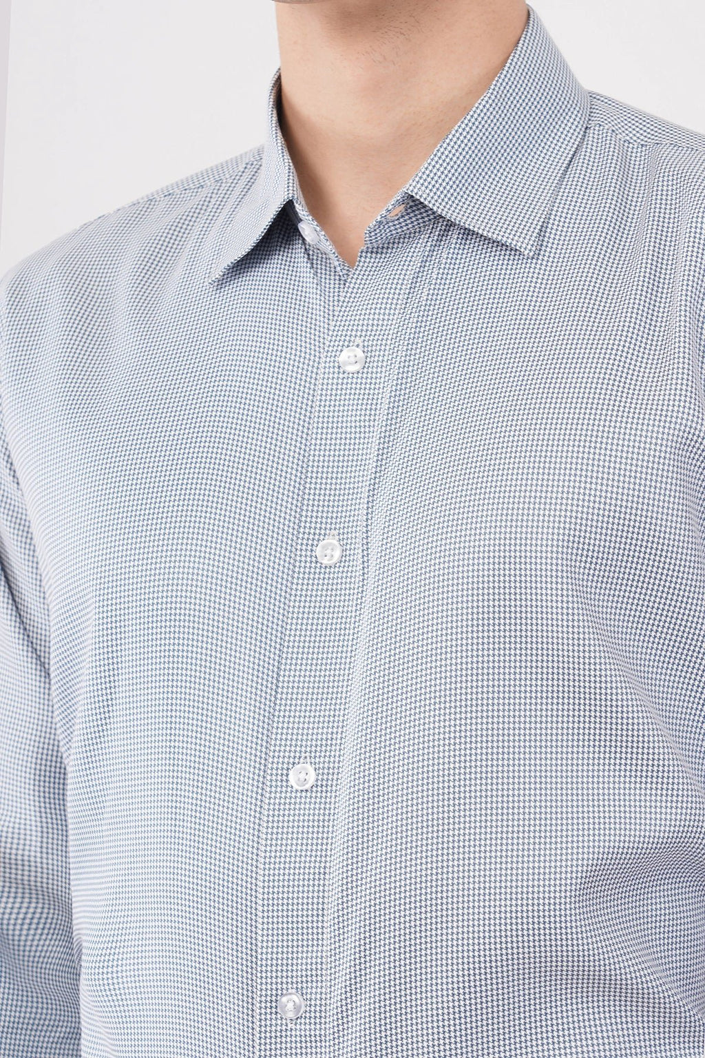 SkyGrid Formal Shirt – Premium Checked Office Wear - KakahuSkyGrid Formal Shirt – Premium Checked Office WearKakahuKakahu