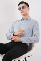 SkyGrid Formal Shirt – Premium Checked Office Wear - KakahuSkyGrid Formal Shirt – Premium Checked Office WearKakahuKakahu