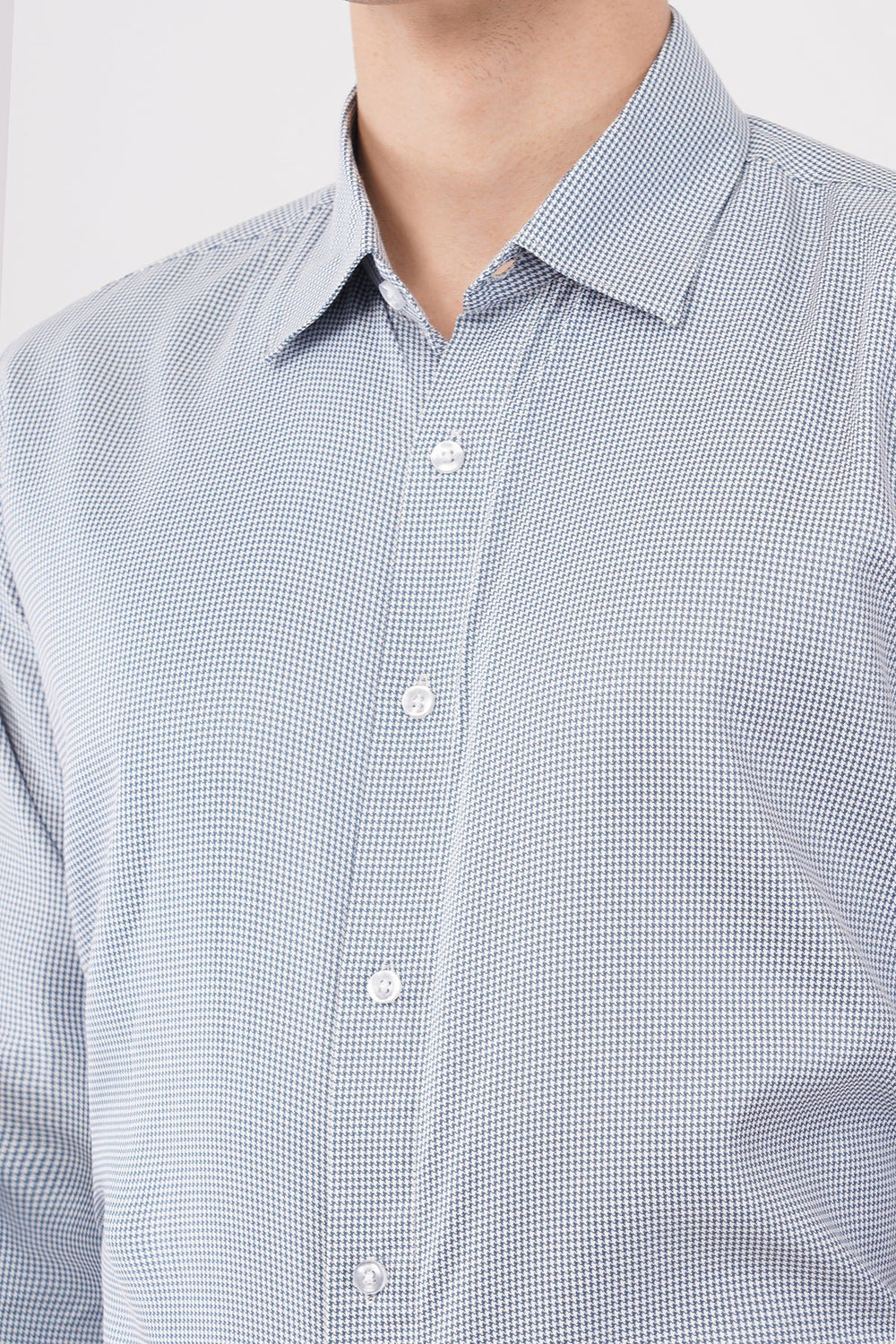 SkyGrid Formal Shirt – Premium Checked Office Wear - KakahuSkyGrid Formal Shirt – Premium Checked Office WearKakahuKakahu