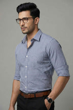 SkyGrid Formal Shirt – Premium Checked Office Wear - KakahuSkyGrid Formal Shirt – Premium Checked Office WearKakahuKakahu