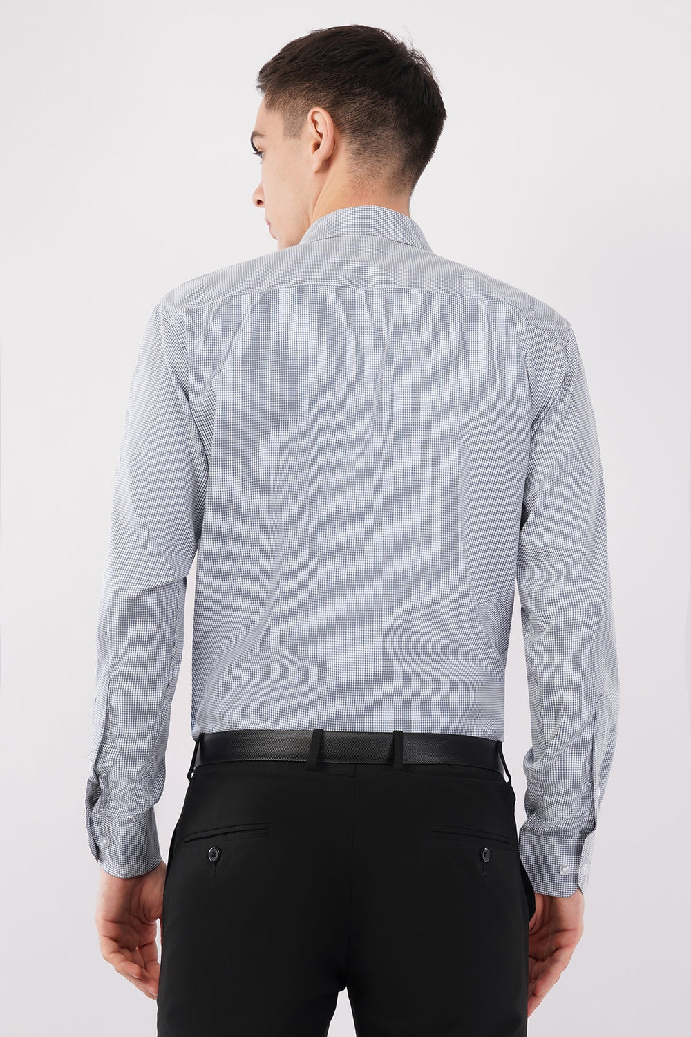 SkyGrid Formal Shirt – Premium Checked Office Wear - KakahuSkyGrid Formal Shirt – Premium Checked Office WearKakahuKakahu