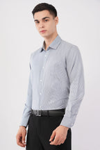 SkyGrid Formal Shirt – Premium Checked Office Wear - KakahuSkyGrid Formal Shirt – Premium Checked Office WearKakahuKakahu