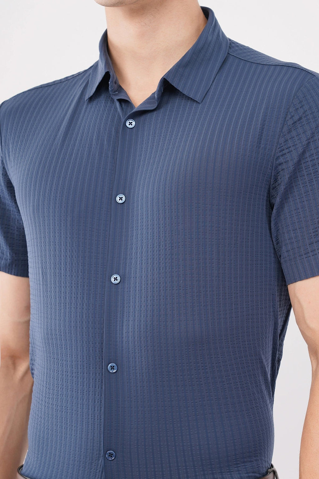 Stitchless Elite Blue Business Shirt – Seamless Professional Wear - KakahuStitchless Elite Blue Business Shirt – Seamless Professional WearKakahuKakahu