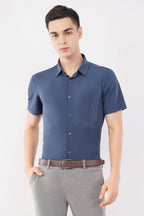 Stitchless Elite Blue Business Shirt – Seamless Professional Wear - KakahuStitchless Elite Blue Business Shirt – Seamless Professional WearKakahuKakahu