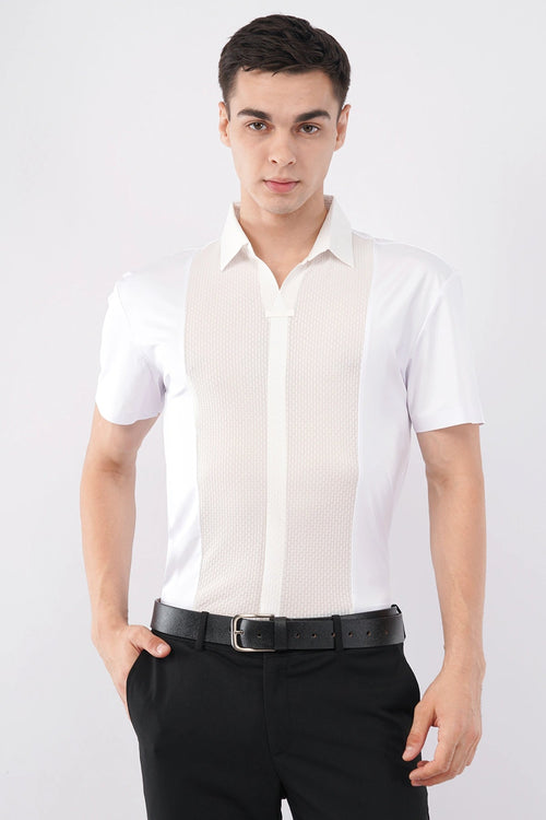 Stitchless Ivory Crest– Seamless Premium T-Shirt