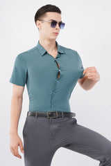 Stitchless Premier Green Shirt – Seamless Modern Luxury - KakahuStitchless Premier Green Shirt – Seamless Modern LuxuryKakahuKakahu