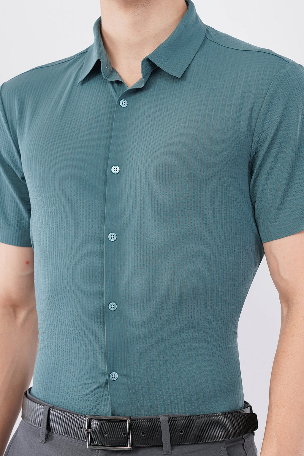 Stitchless Premier Green Shirt – Seamless Modern Luxury - KakahuStitchless Premier Green Shirt – Seamless Modern LuxuryKakahuKakahu