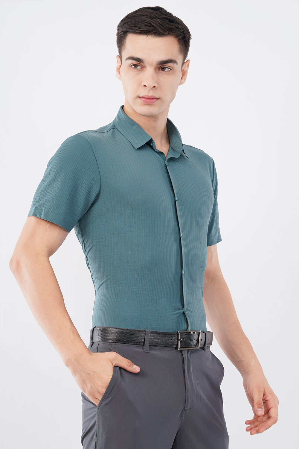 Stitchless Premier Green Shirt – Seamless Modern Luxury - KakahuStitchless Premier Green Shirt – Seamless Modern LuxuryKakahuKakahu