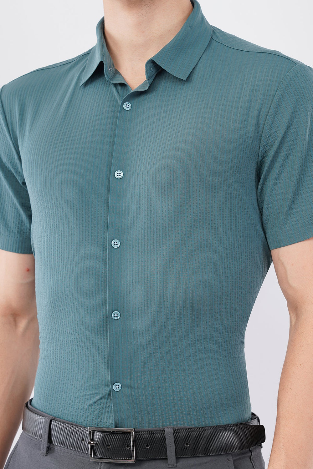 Stitchless Premier Green Shirt – Seamless Modern Luxury - KakahuStitchless Premier Green Shirt – Seamless Modern LuxuryKakahuKakahu