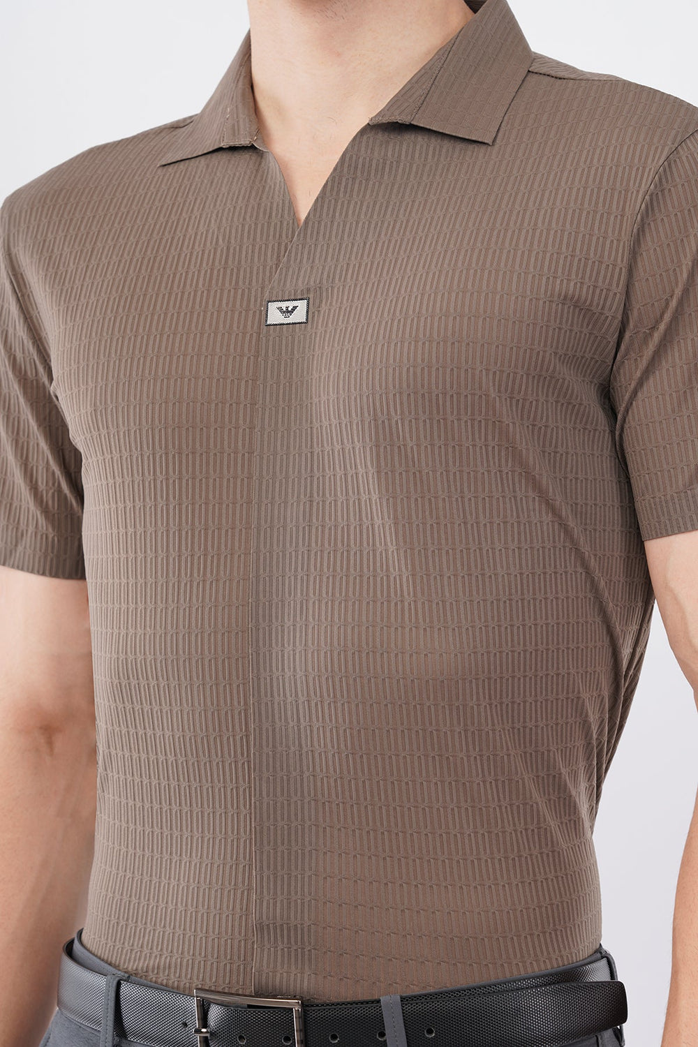 Taupe Prestige Brown Polo – Highest Breathable T-Shirt - KakahuTaupe Prestige Brown Polo – Highest Breathable T-ShirtKakahuKakahu