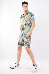 Tropical Paradise Co - Ord Set – Vibrant Printed Vacation Wear - KakahuTropical Paradise Co - Ord Set – Vibrant Printed Vacation WearKakahuKakahu