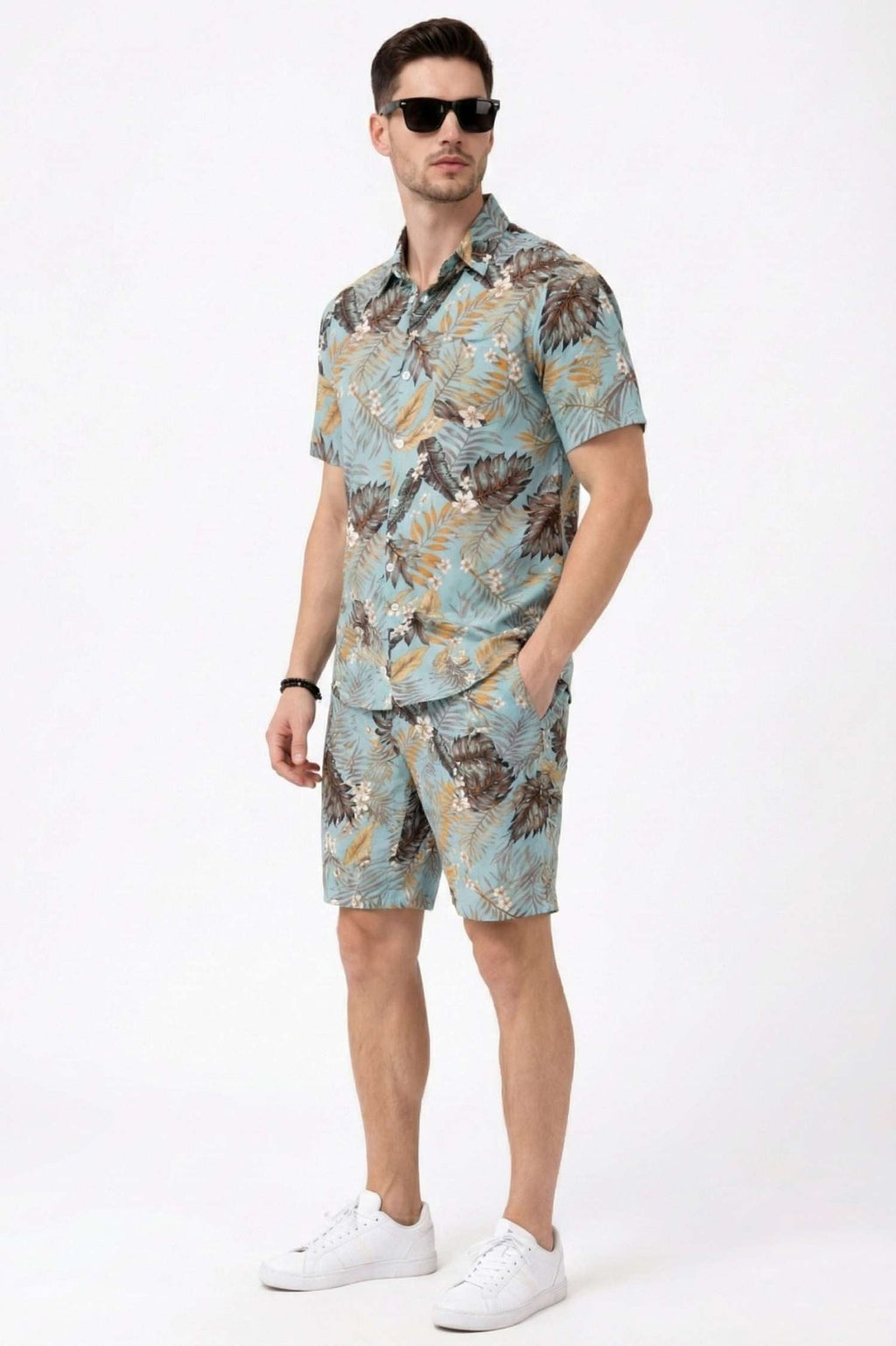 Tropical Paradise Co - Ord Set – Vibrant Printed Vacation Wear - KakahuTropical Paradise Co - Ord Set – Vibrant Printed Vacation WearKakahuKakahu