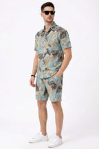 Tropical Paradise Co - Ord Set – Vibrant Printed Vacation Wear - KakahuTropical Paradise Co - Ord Set – Vibrant Printed Vacation WearKakahuKakahu