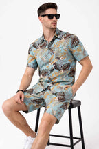 Tropical Paradise Co - Ord Set – Vibrant Printed Vacation Wear - KakahuTropical Paradise Co - Ord Set – Vibrant Printed Vacation WearKakahuKakahu