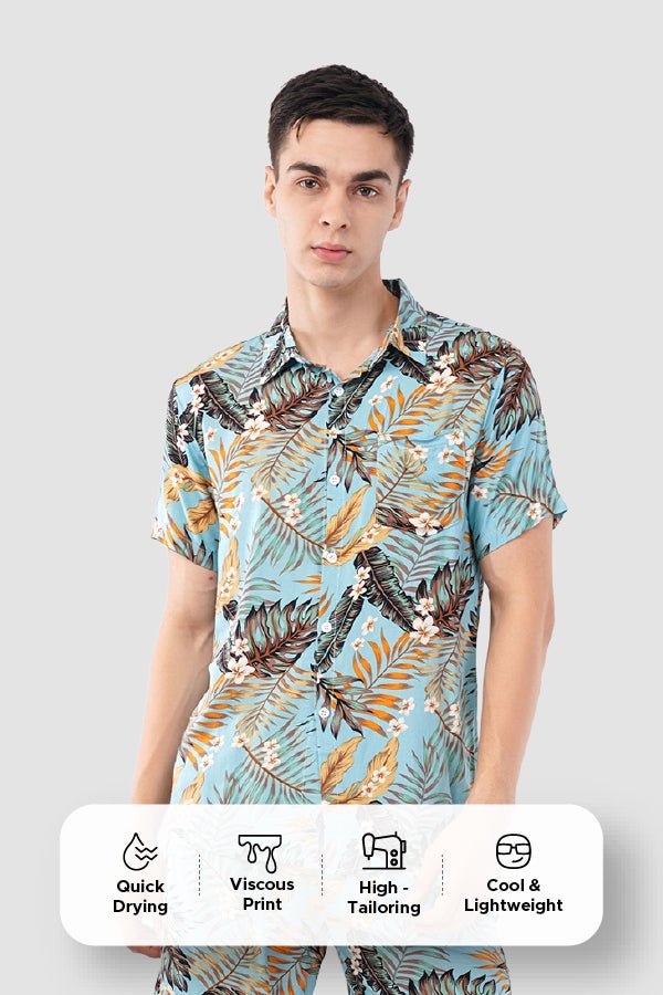 Tropical Paradise Co - Ord Set – Vibrant Printed Vacation Wear - KakahuTropical Paradise Co - Ord Set – Vibrant Printed Vacation WearKakahuKakahu