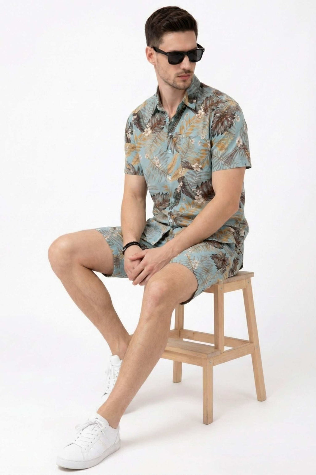 Tropical Paradise Co - Ord Set – Vibrant Printed Vacation Wear - KakahuTropical Paradise Co - Ord Set – Vibrant Printed Vacation WearKakahuKakahu